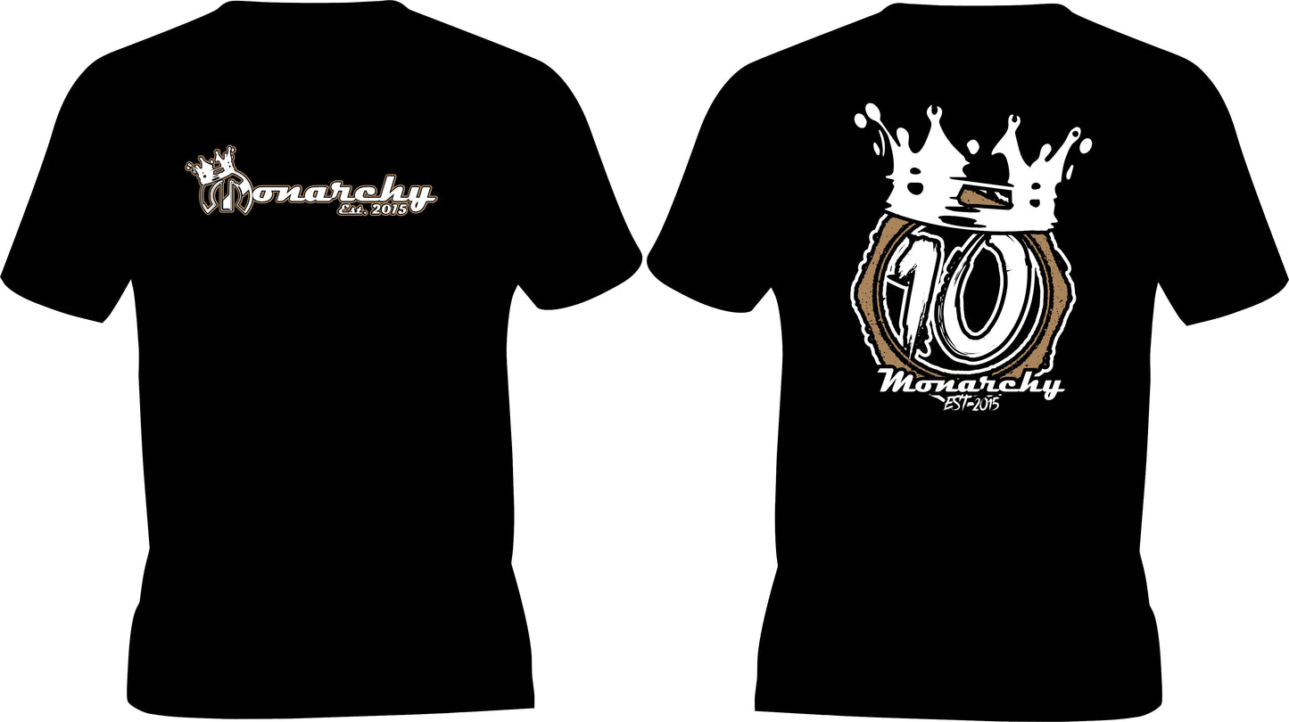 Monarchy 10 Year Group Merch