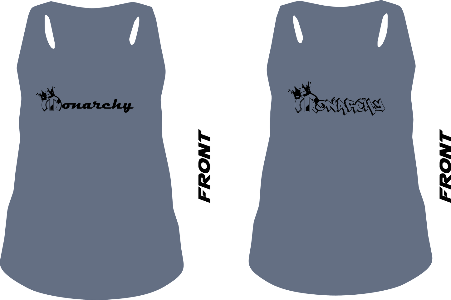 Monarchy Support Women's Racerback Tanks