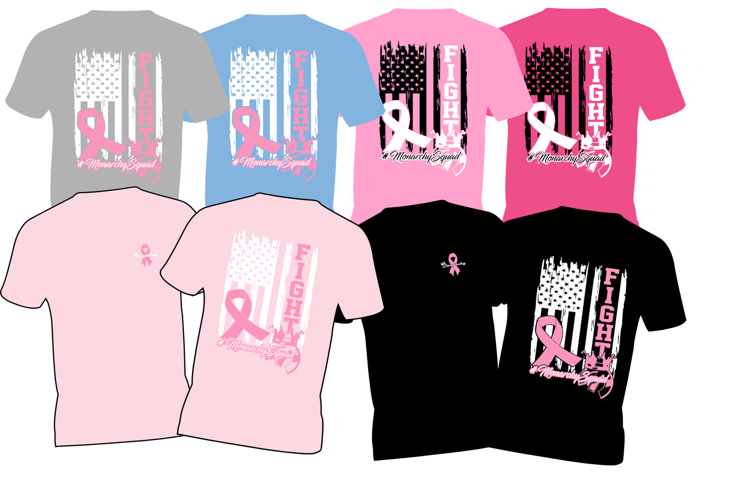 Monarchy Breast Cancer Shirt 2024