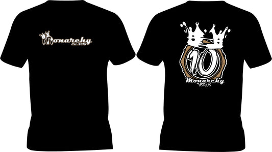 Monarchy 10 Year Group Merch